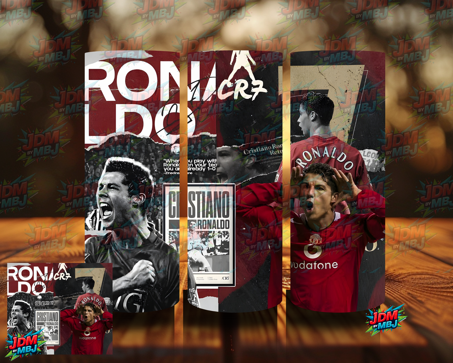 Inspired by Cristiano Ronaldo Sublimation Prints