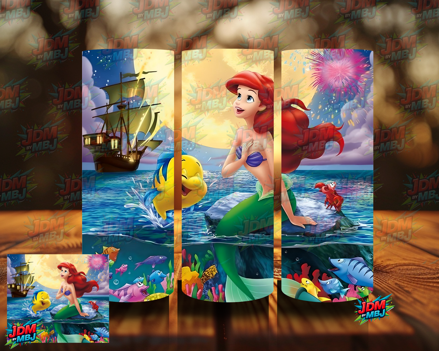 Inspired by The Little Mermaid Sublimation Prints