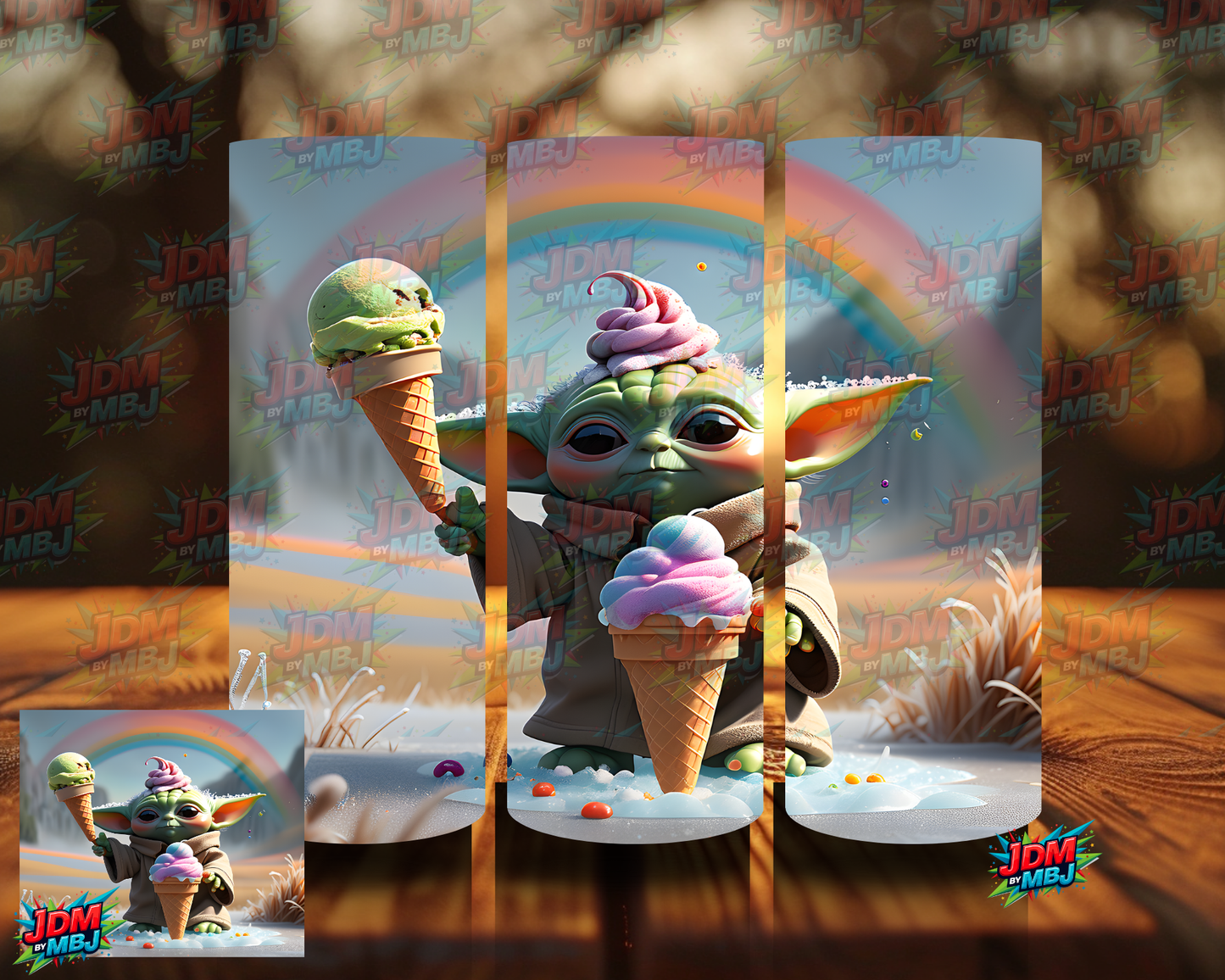 Inspired by Yoda Sublimation Prints