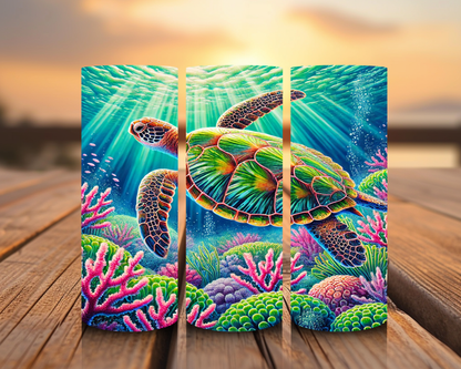 Inspirado en las impresiones de sublimación de tortugas