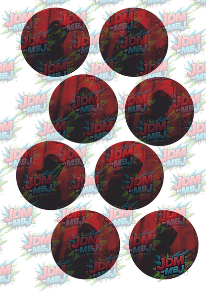 Impresiones de sublimación de posavasos para coche (8 por página)