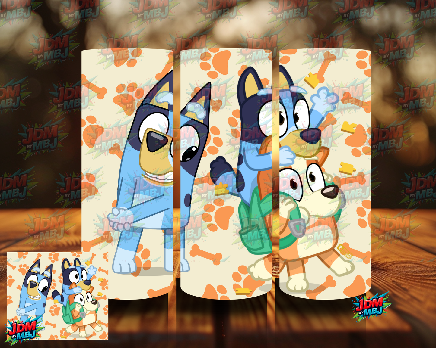 Inspired by Bluey Sublimation Prints