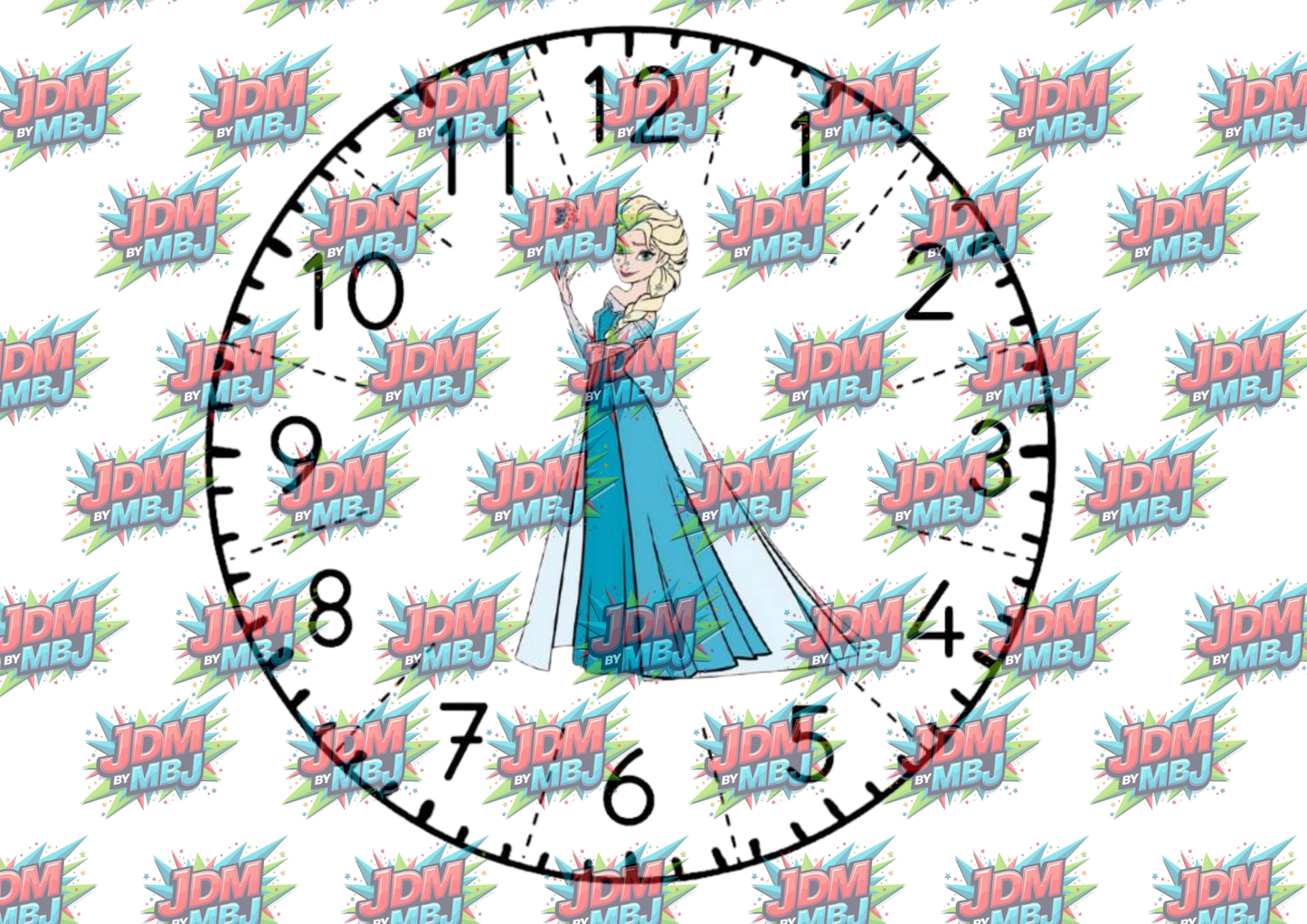 Clock Sublimation Prints- Inspired by Disney, Stitch & More