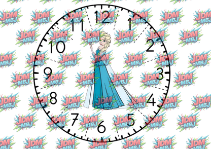 Clock Sublimation Prints- Inspired by Disney, Stitch & More
