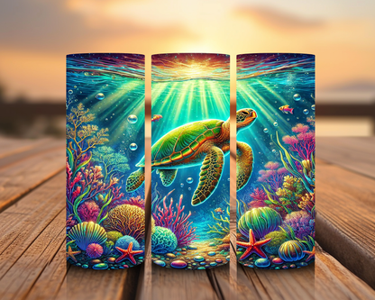 Inspirado en las impresiones de sublimación de tortugas