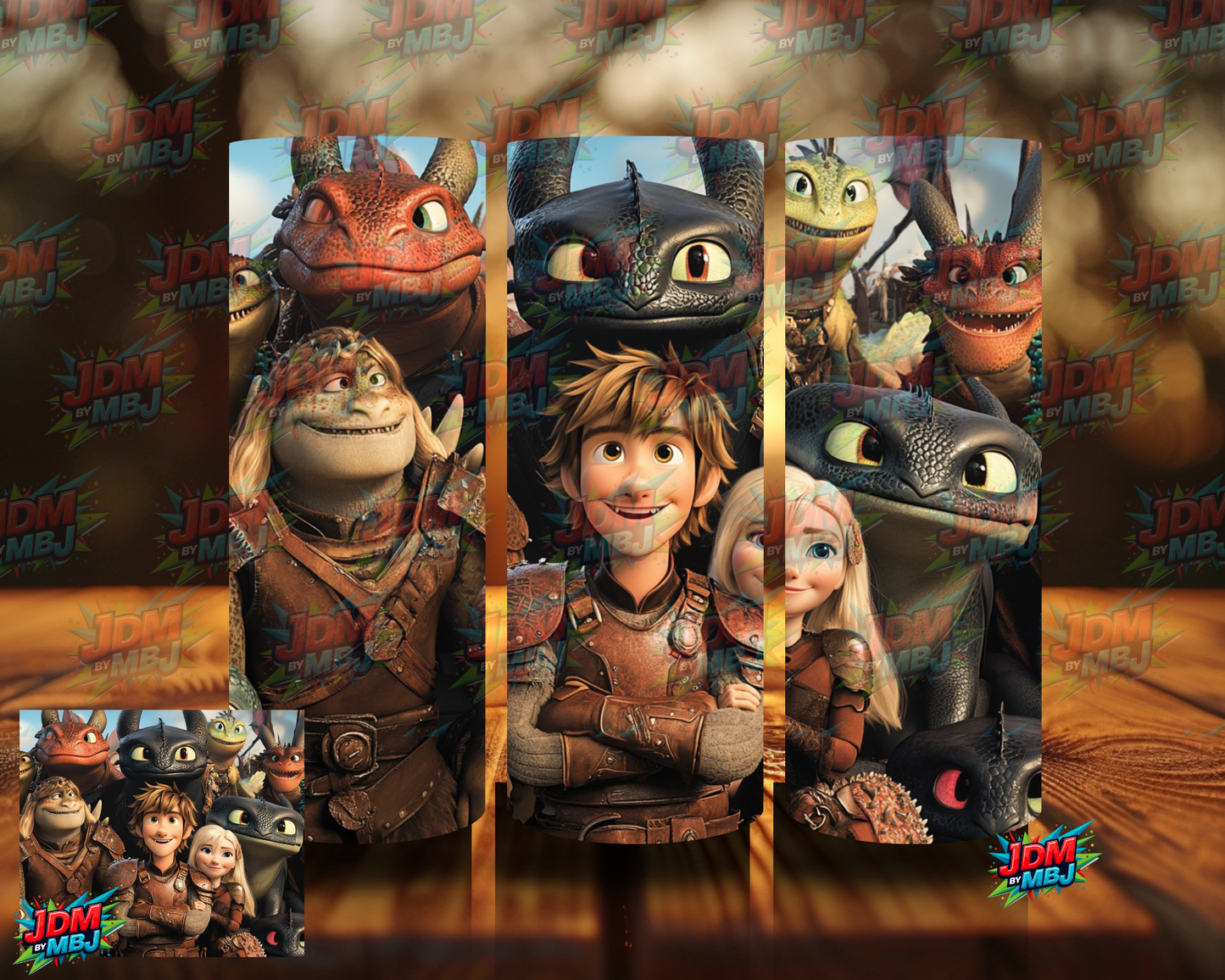 Inspired by Toothless Sublimation Prints