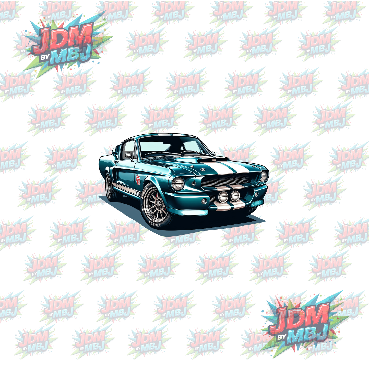 Iron On - Classic Vintage Cars DTF 20cm