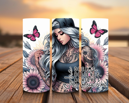 Inspirado en las impresiones de sublimación de Tattoo Girl