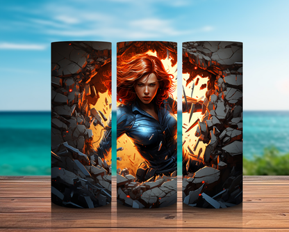 Inspired by 3D Super Hero in Wall Sublimation Prints