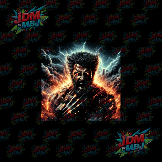 Iron On - Superhero Halftone DTF