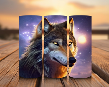 Inspirado en impresiones de sublimación de lobos