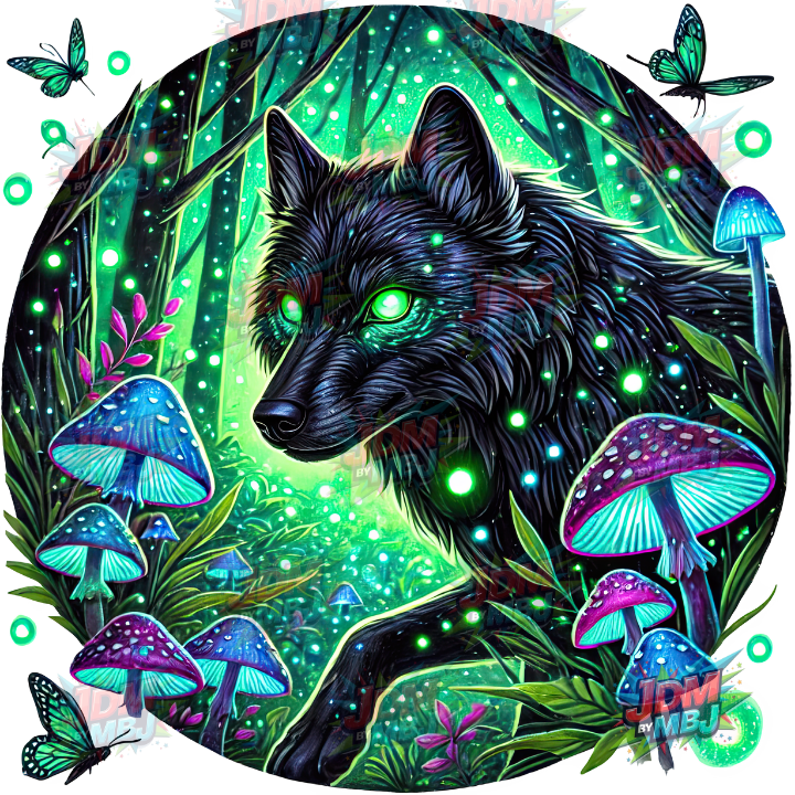 Iron On - Mystery Wolf's DTF 25cm