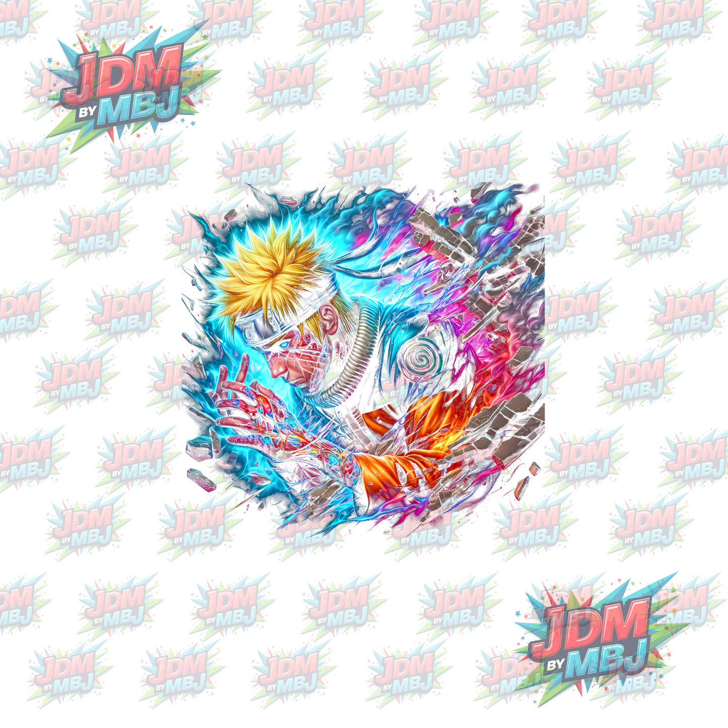 Iron On - Naruto 'Halftone' DTF