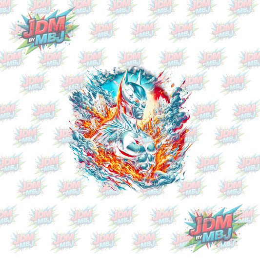 Iron On - Superhero Halftone DTF