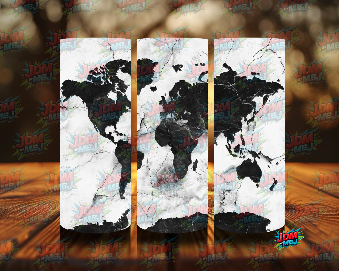 Inspired by World Maps Sublimation Prints