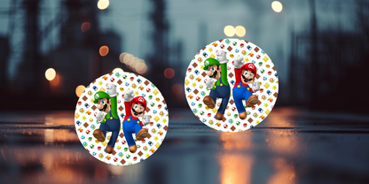Impresiones de sublimación de posavasos de Super Mario (8 por página)