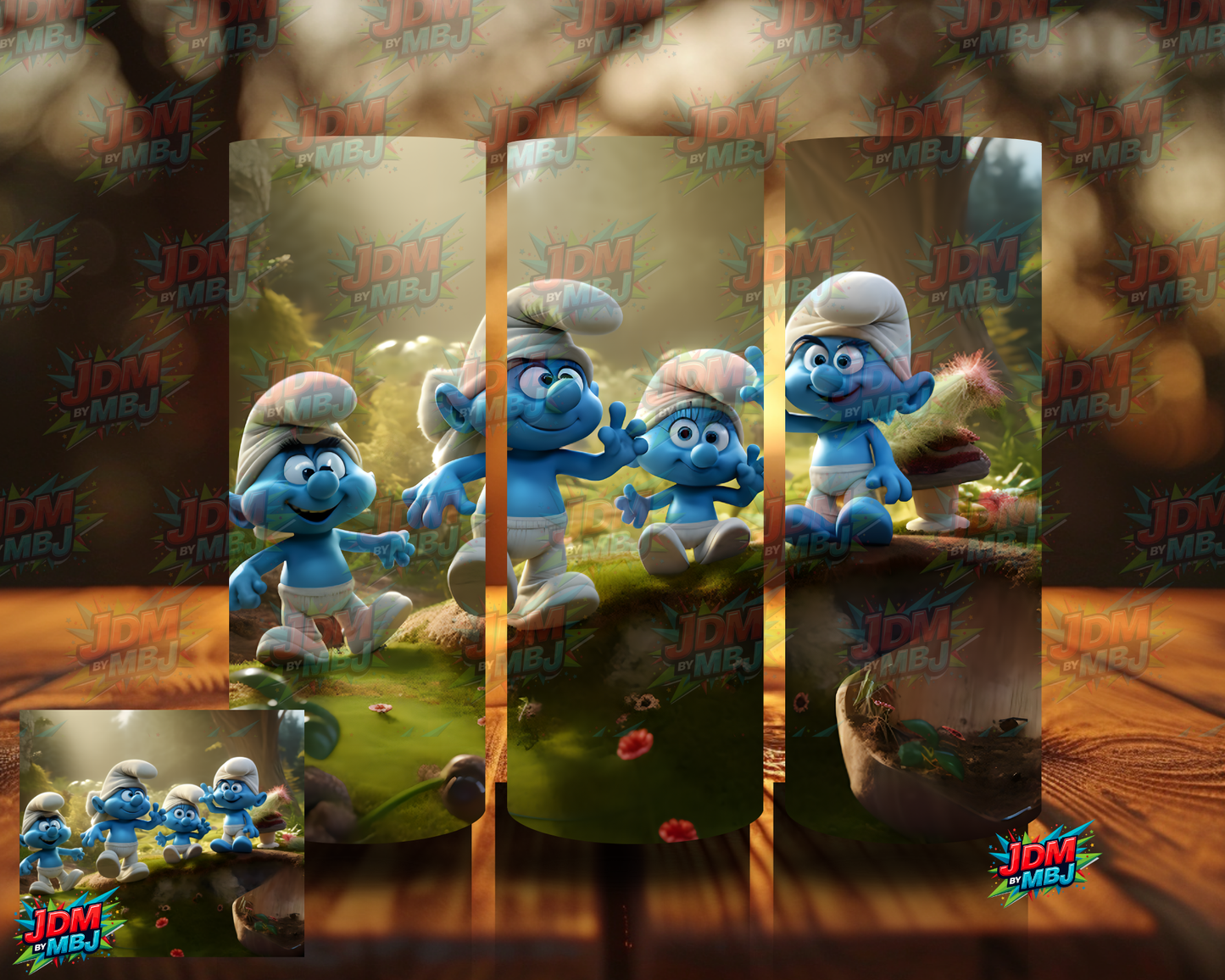Inspired by Smurf's Sublimation Prints