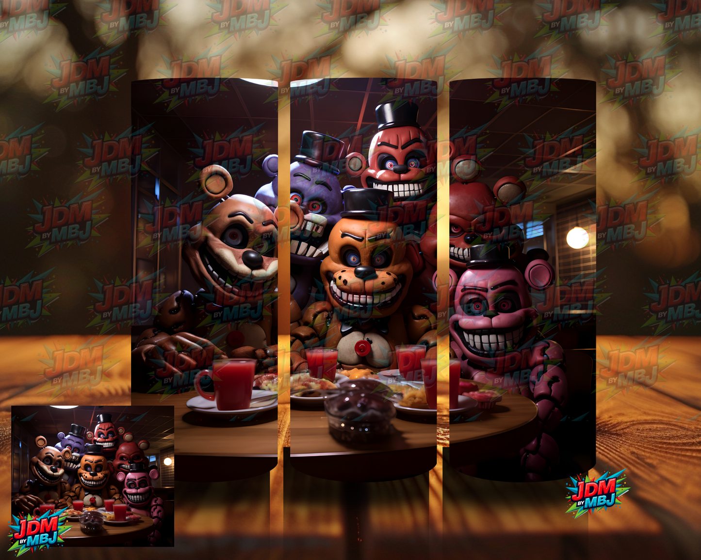 Inspired by Five Nights of Freddy Sublimation Prints