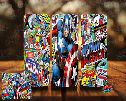 Inspired by Captain America Sublimation Prints