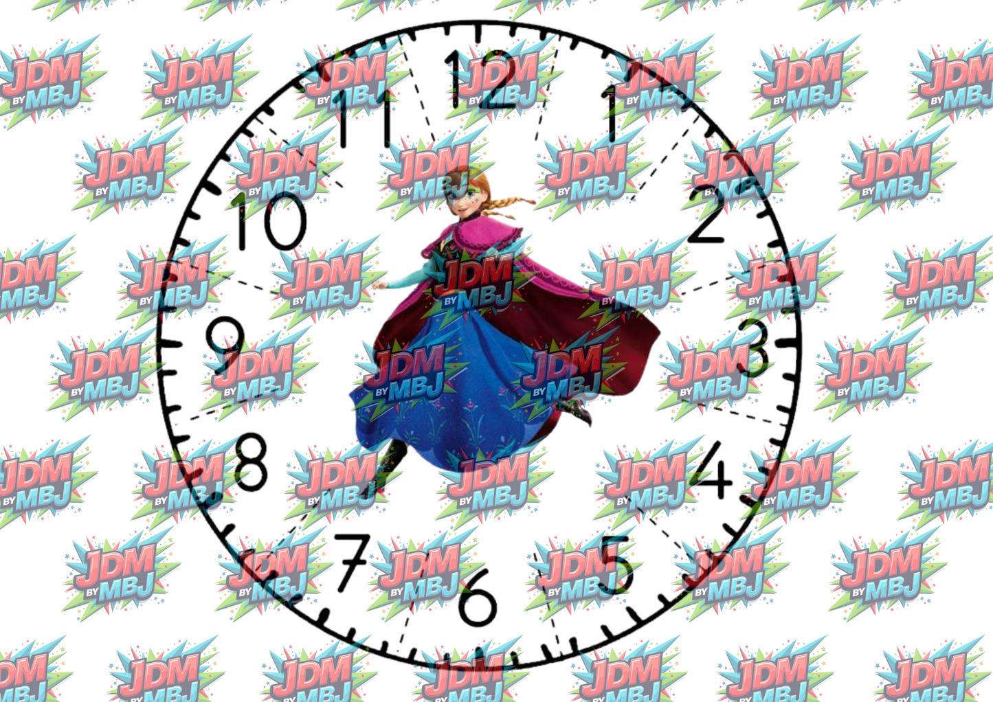Clock Sublimation Prints- Inspired by Disney, Stitch & More