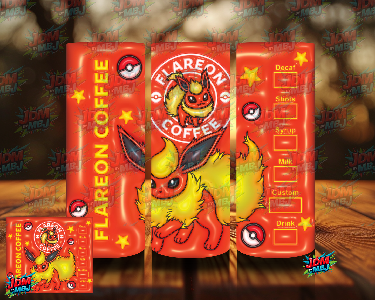 Bubble Style "Coffee" Sublimation Prints