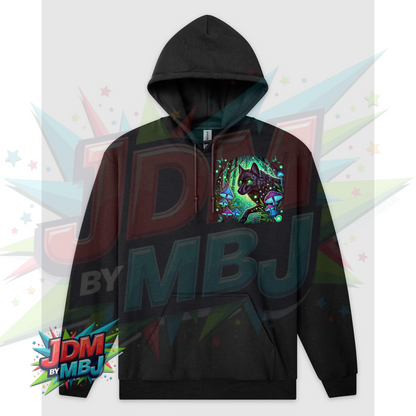 Lobos Místicos DTF Impreso en Sudaderas Gildan