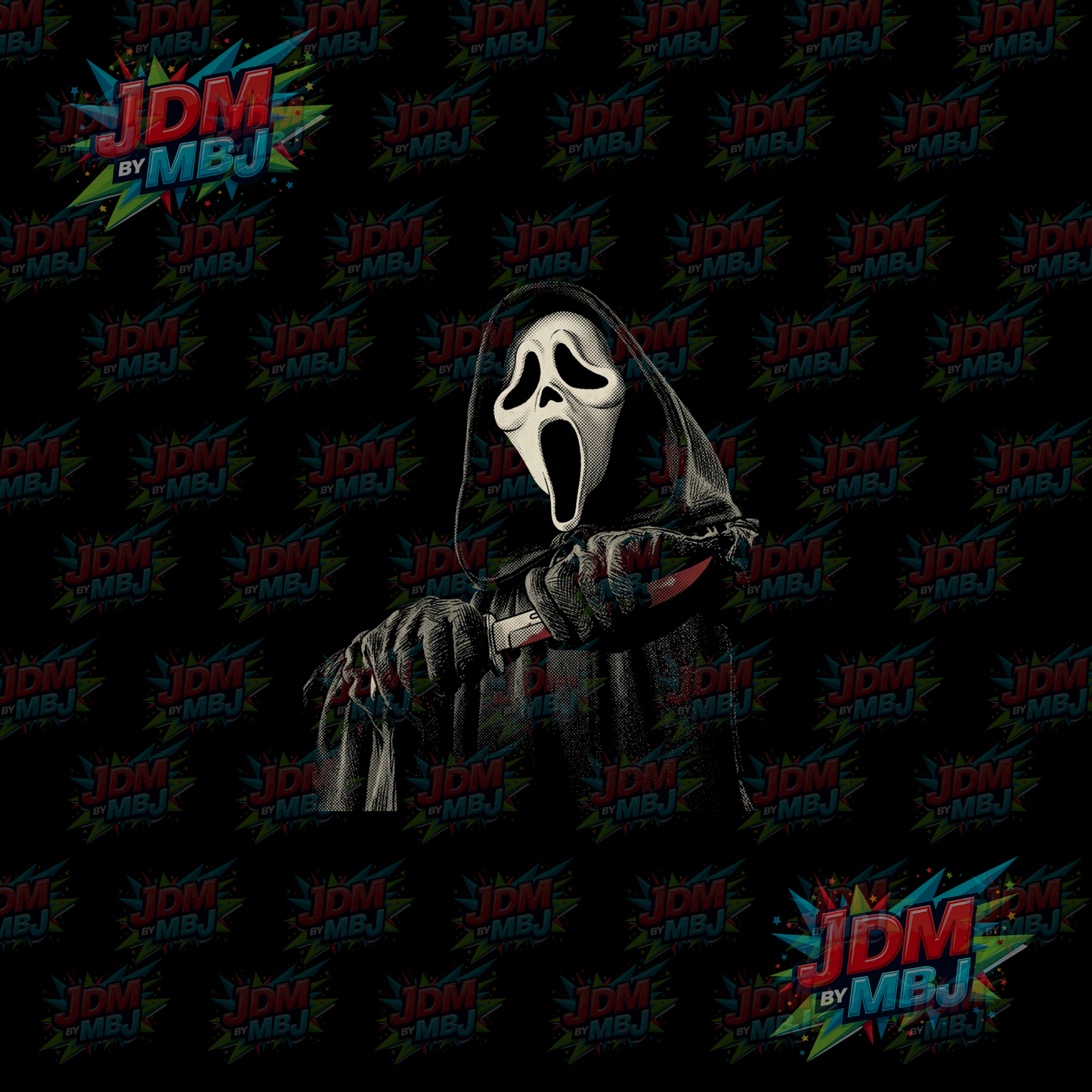 Iron On - Horror 'Halftone' DTF
