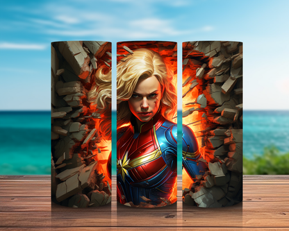 Inspired by 3D Super Hero in Wall Sublimation Prints