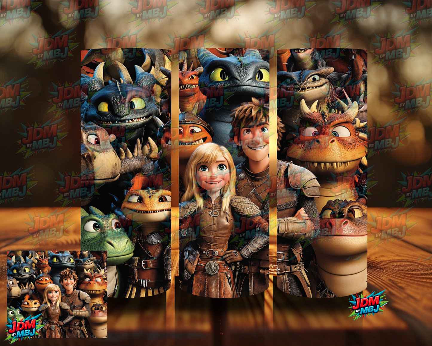 Inspired by Toothless Sublimation Prints