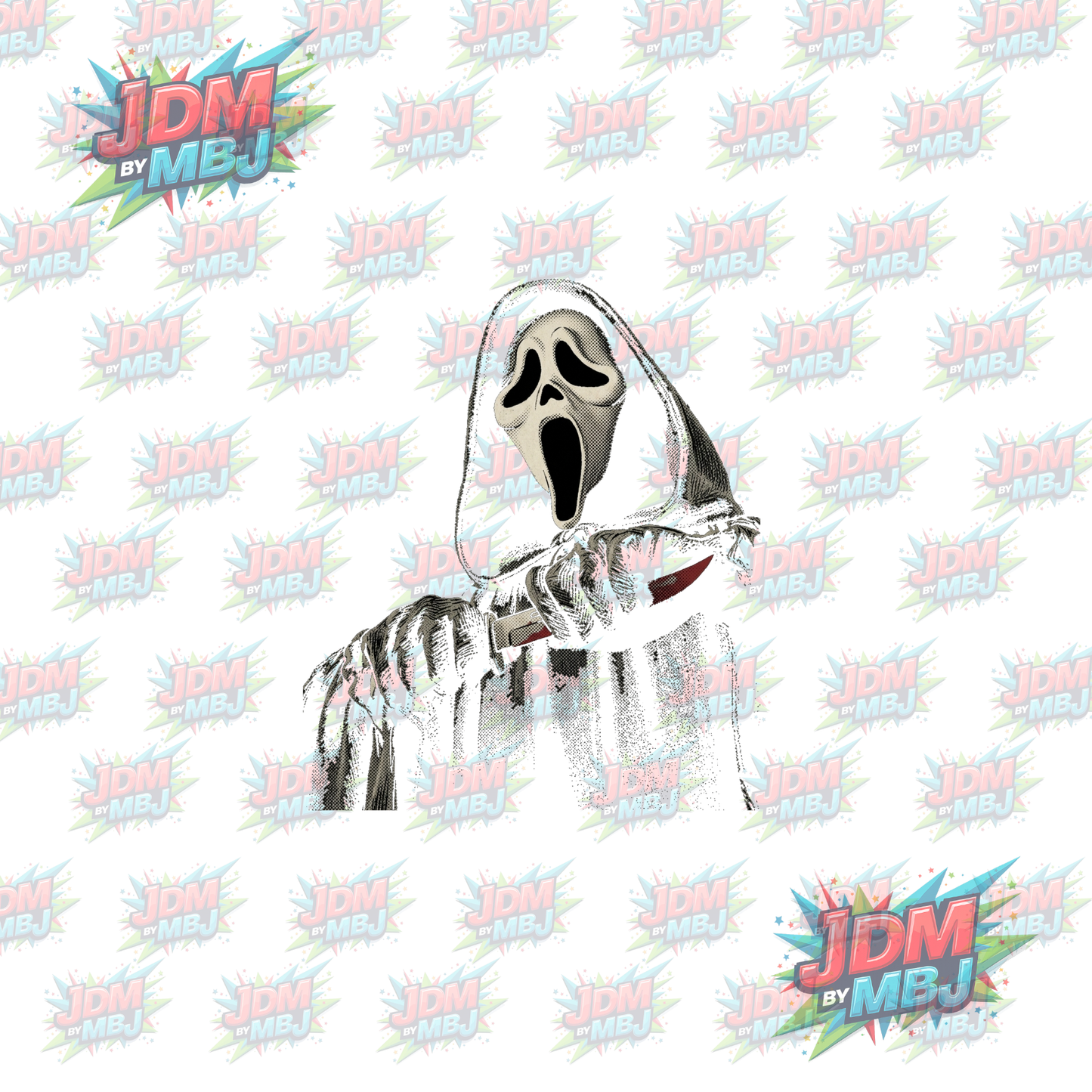 Iron On - Horror 'Halftone' DTF