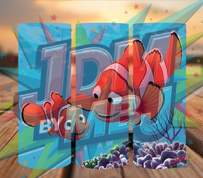 Inspirado en las impresiones de sublimación de Buscando a Nemo