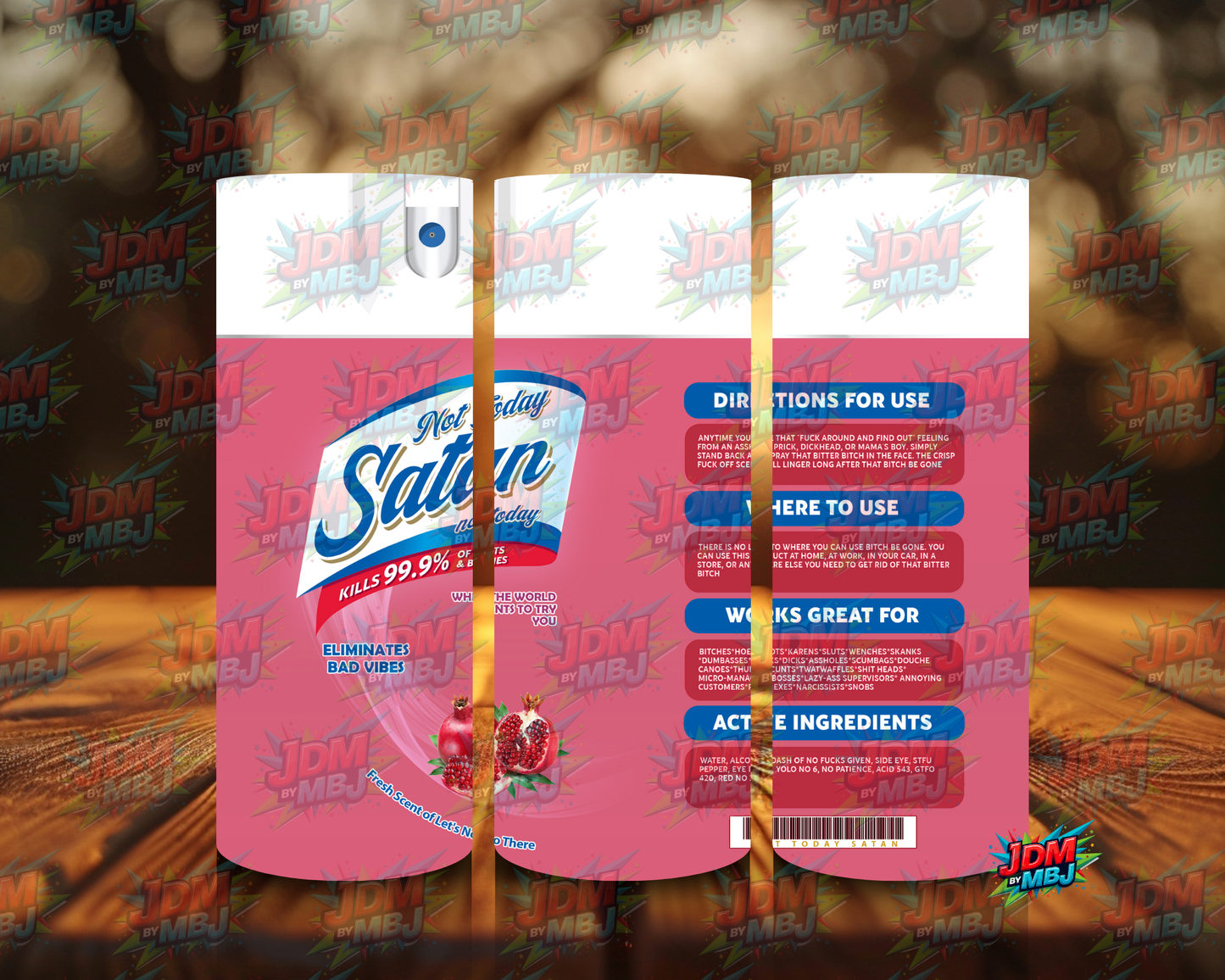 Inspired by Not Today Satan Sublimation Prints