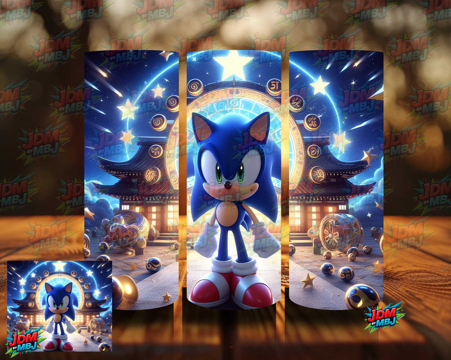 Inspired by Sonic The Hedgehog Sublimation Prints