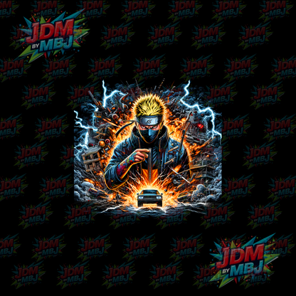 Iron On - Naruto 'Halftone' DTF
