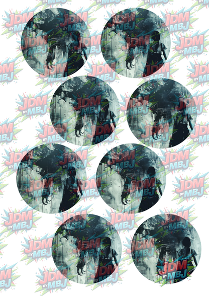 Impresiones de sublimación de posavasos para coche (8 por página)