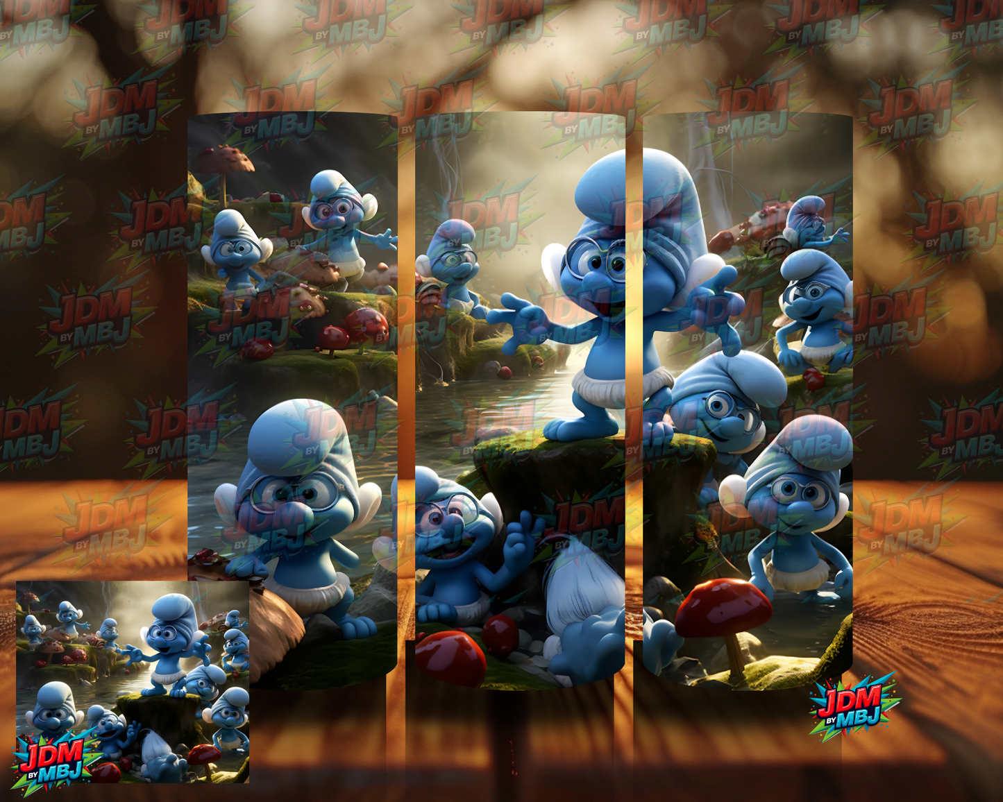 Inspired by Smurf's Sublimation Prints