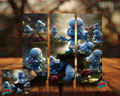Inspired by Smurf's Sublimation Prints