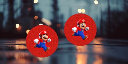 Impresiones de sublimación de posavasos de Super Mario (8 por página)