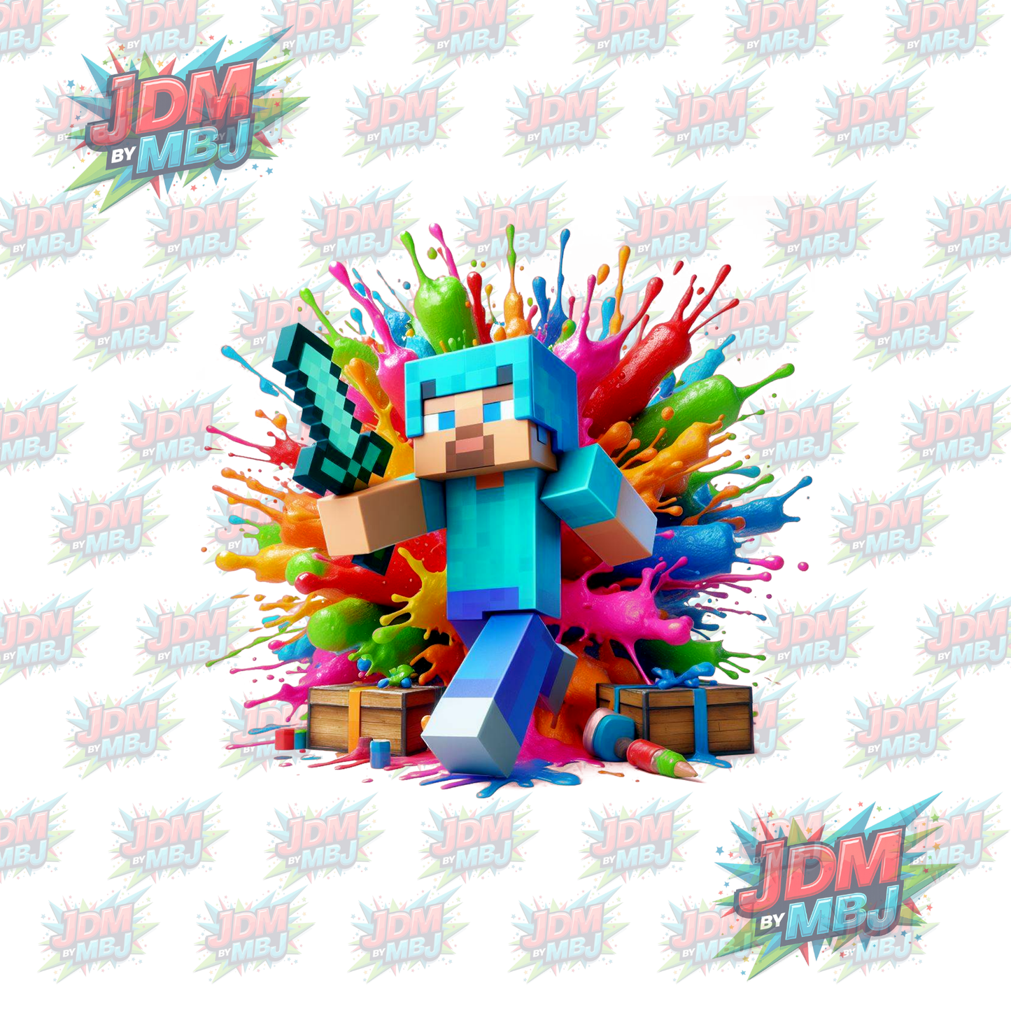 Iron On - Inspired Disney Colour Splash DTF 20cm