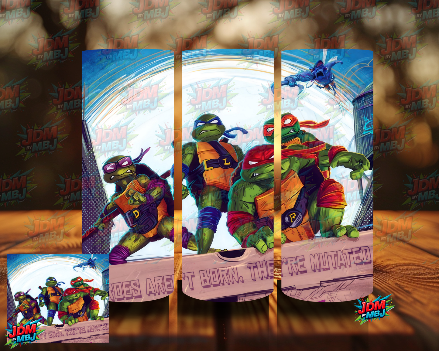 Inspired by Teenage Ninja Turtle Sublimation Prints
