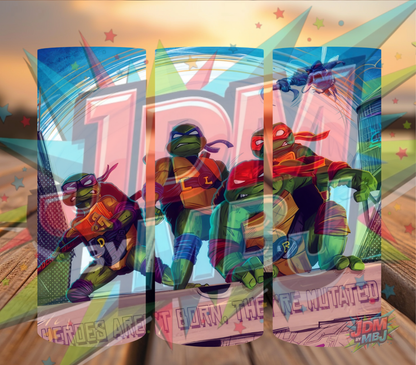 Inspirado en las impresiones de sublimación de las Tortugas Ninja Adolescentes