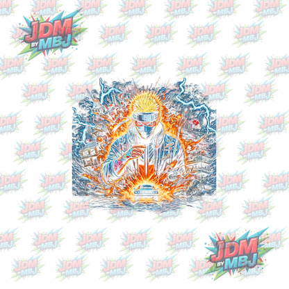 Iron On - Naruto 'Halftone' DTF