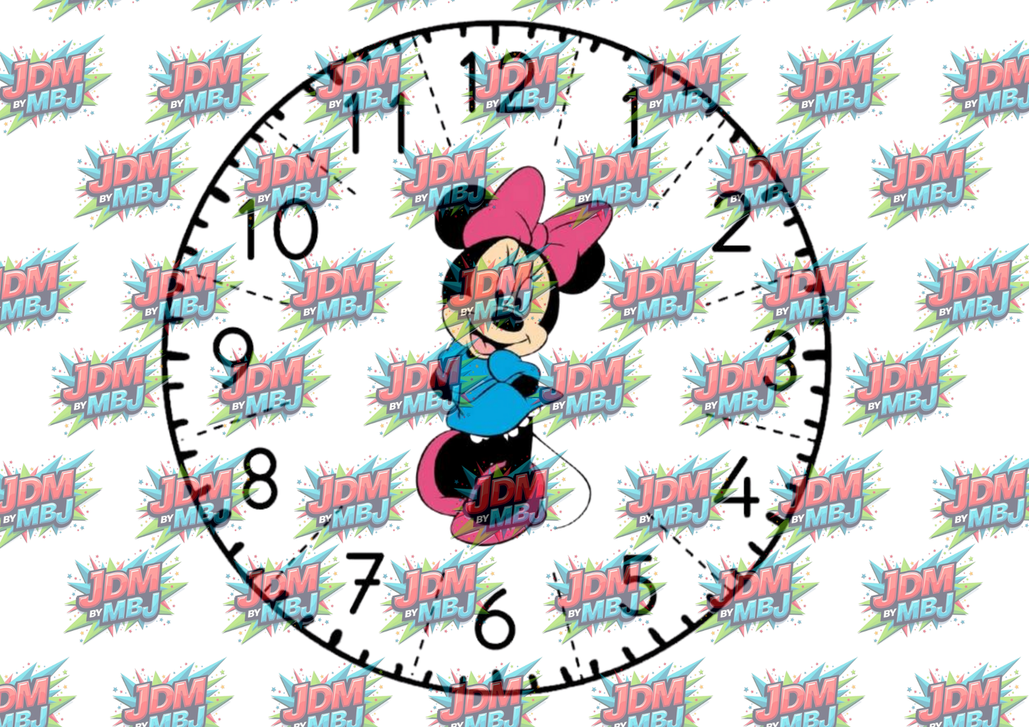 Clock Sublimation Prints- Inspired by Disney, Stitch & More