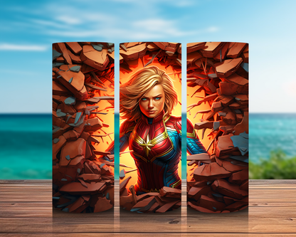 Inspired by 3D Super Hero in Wall Sublimation Prints