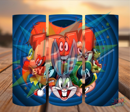 Inspirado en las impresiones de sublimación de Looney Tunes