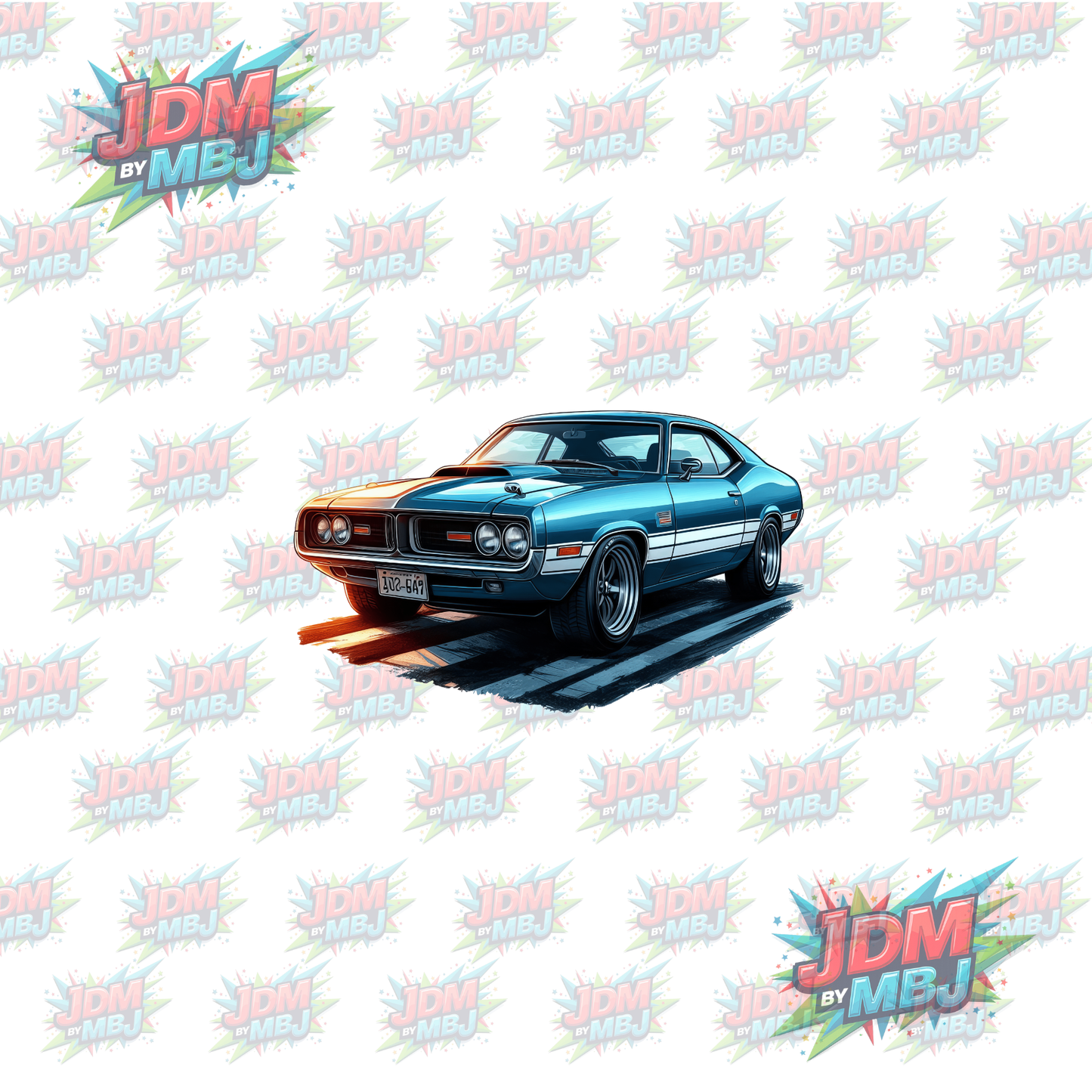 Iron On - Classic Vintage Cars DTF 20cm