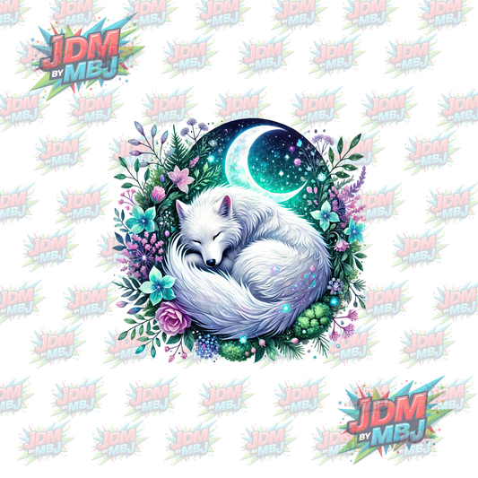 Transferencia térmica - Lobo misterioso DTF 25 cm