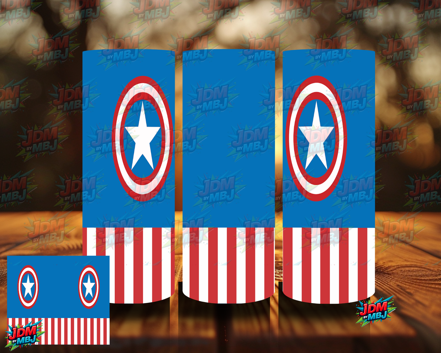 Inspired by Captain America Sublimation Prints