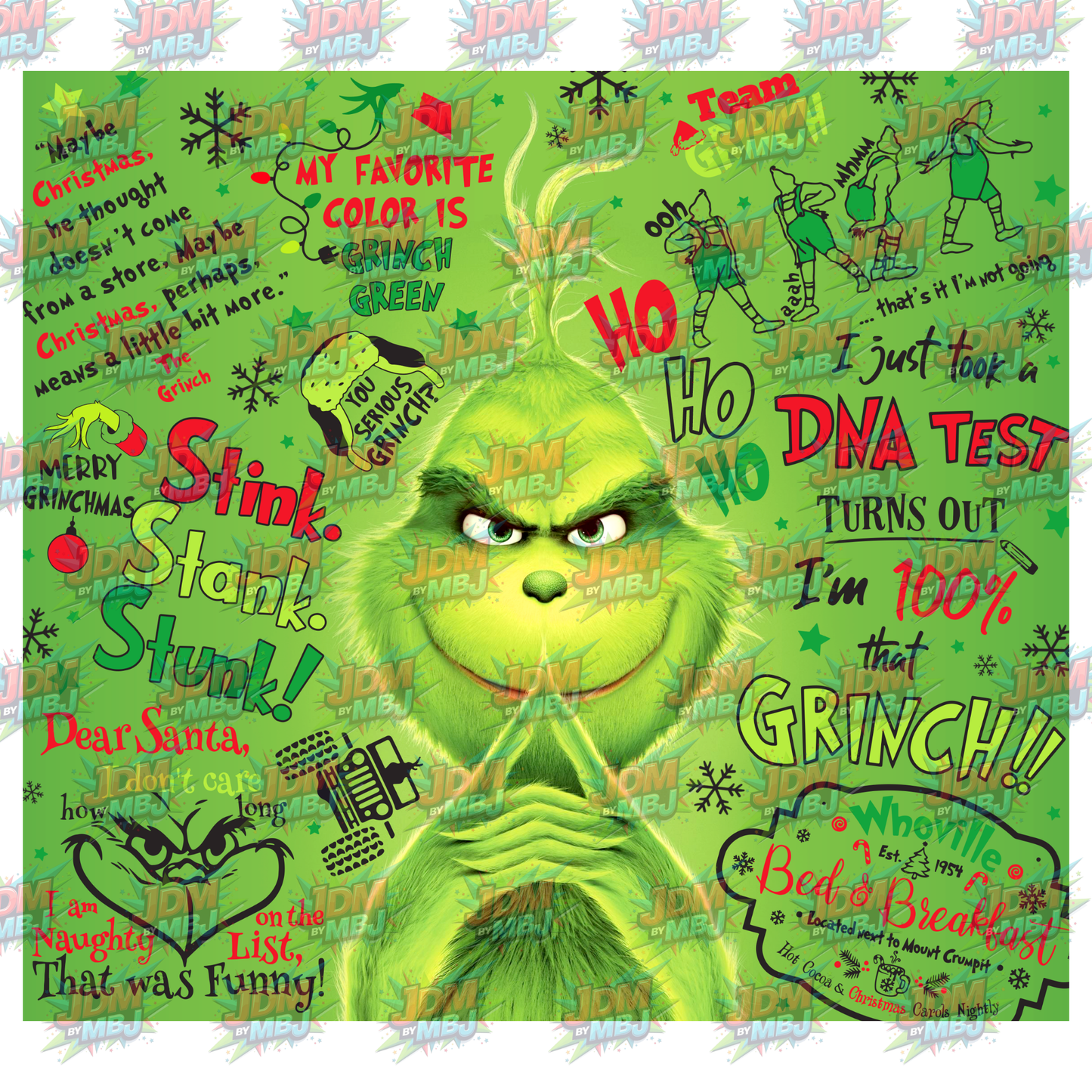 Inspired by Grinch Sublimation Prints