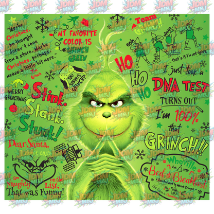 Inspired by Grinch Sublimation Prints
